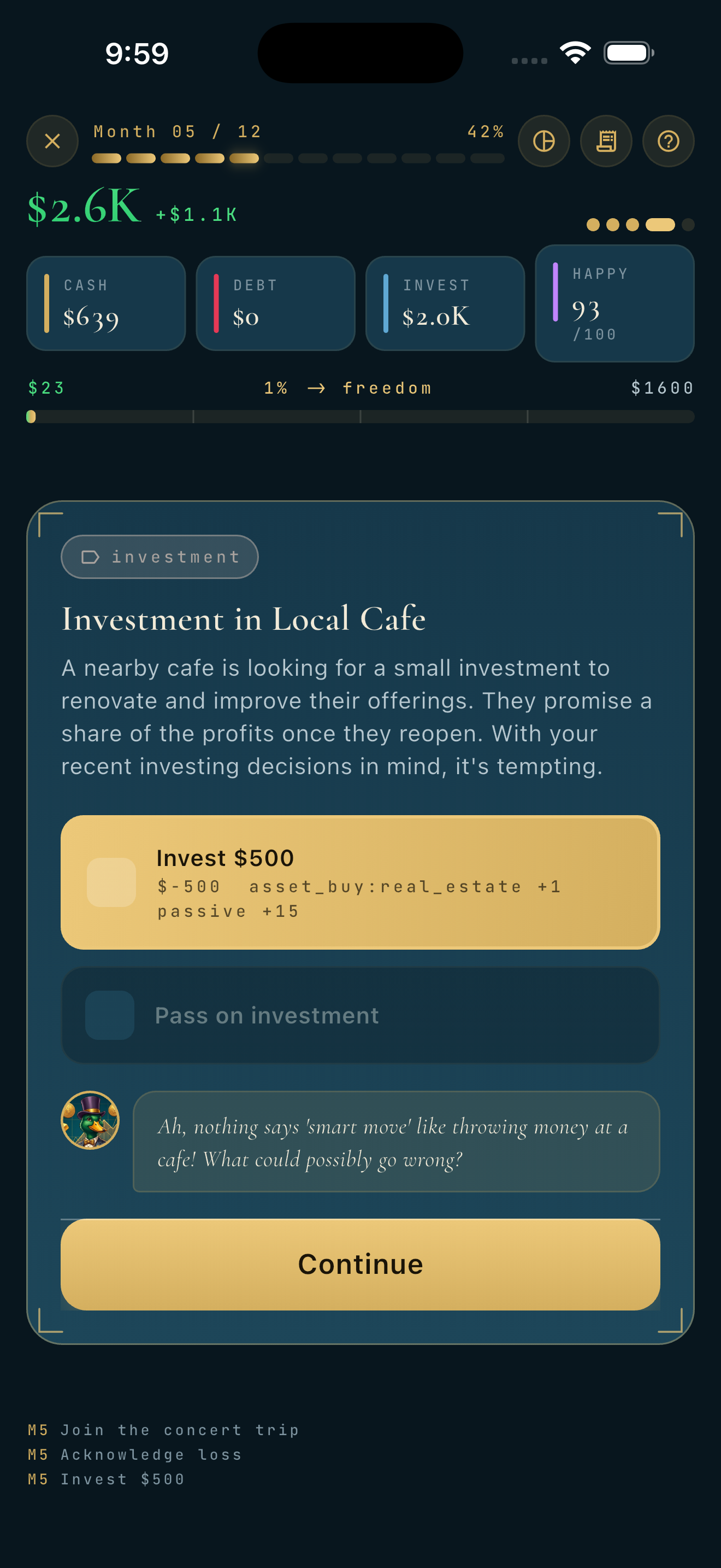 Money Life investment